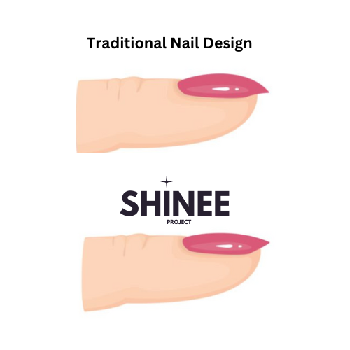 Press on Nails Comparison NZ - Traditional Nail Design VS Shinee Project Nail Design