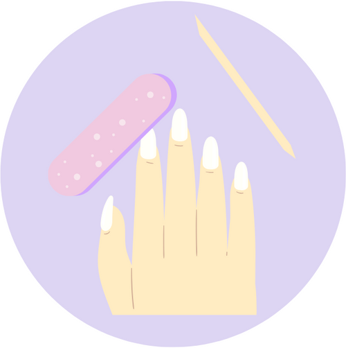 Shinee Project Press on Nail Preparation - Step 2 - Prep your nails & clean